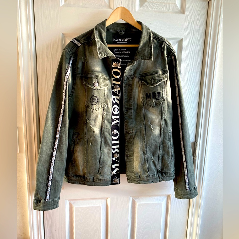 MARIO MORATO  Men’s Denim Jacket size Large in excellent condition premium brand
